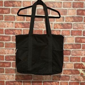 All Purpose Black Canvas Tote